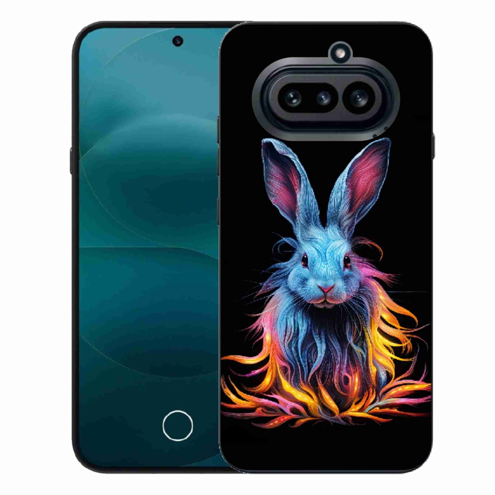 Gélový kryt mmCase na Nothing Phone (4a) - abstraktný zajac