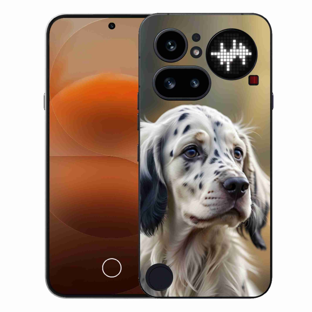 Gélový kryt mmCase na Nothing Phone (4a) - anglický seter