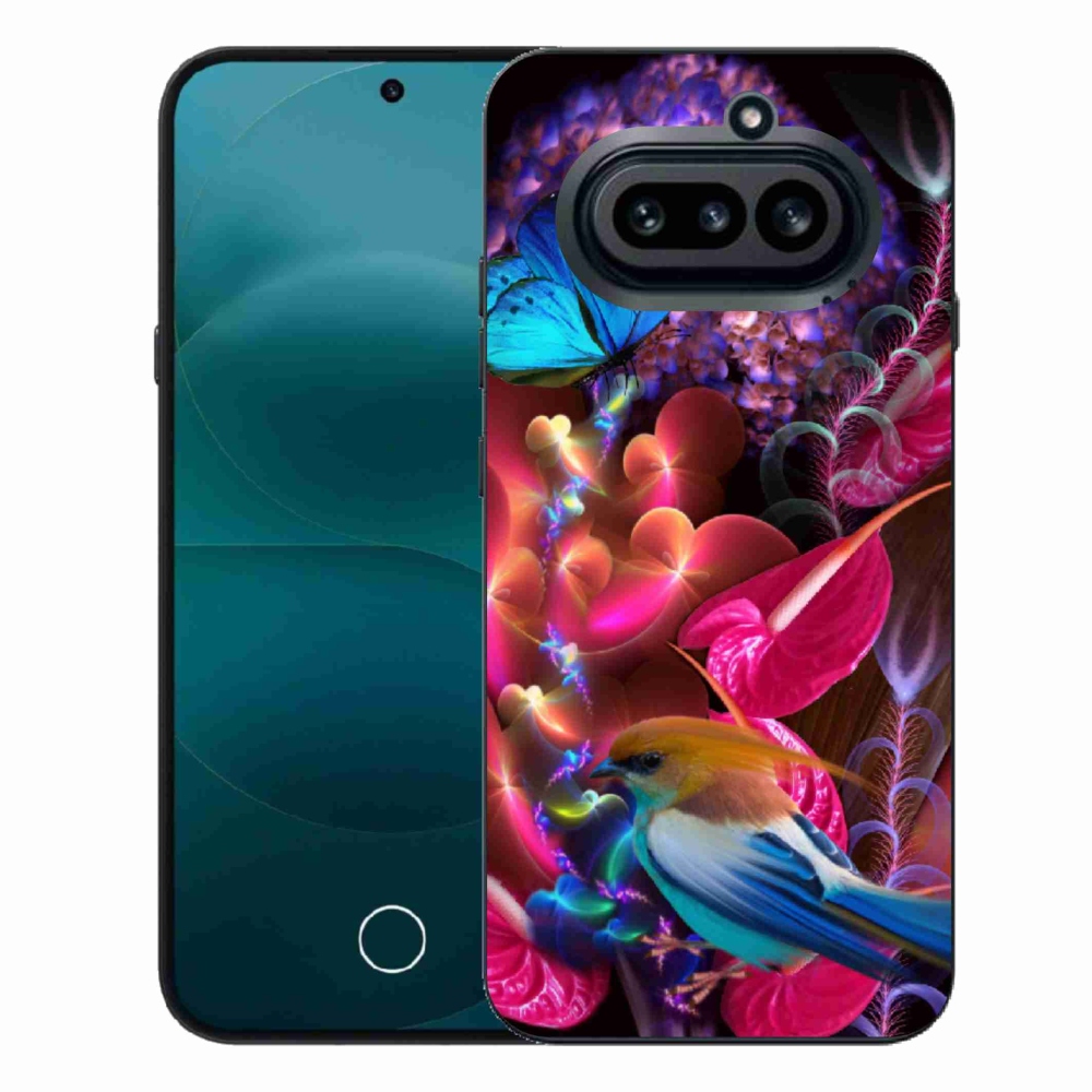 Gélový kryt mmCase na Nothing Phone (4a) - farebné kvety