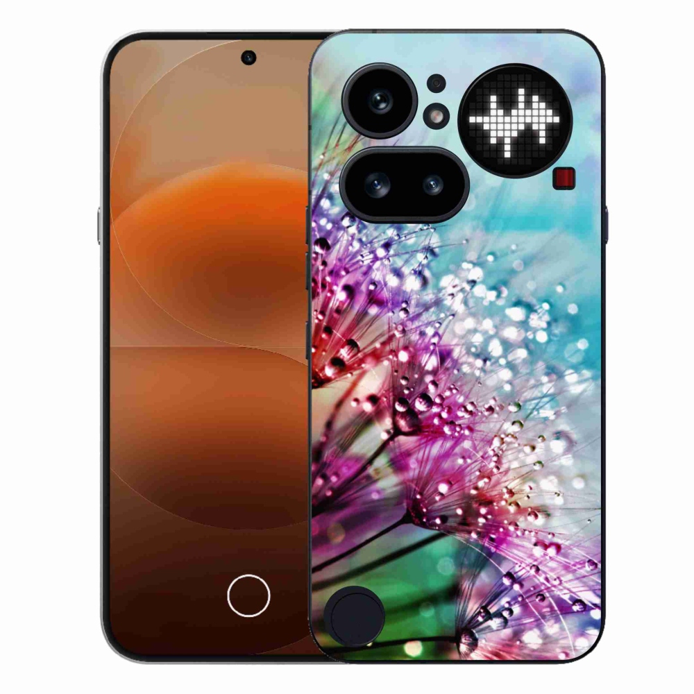 Gélový kryt mmCase na Nothing Phone (4a) - farebné kvety