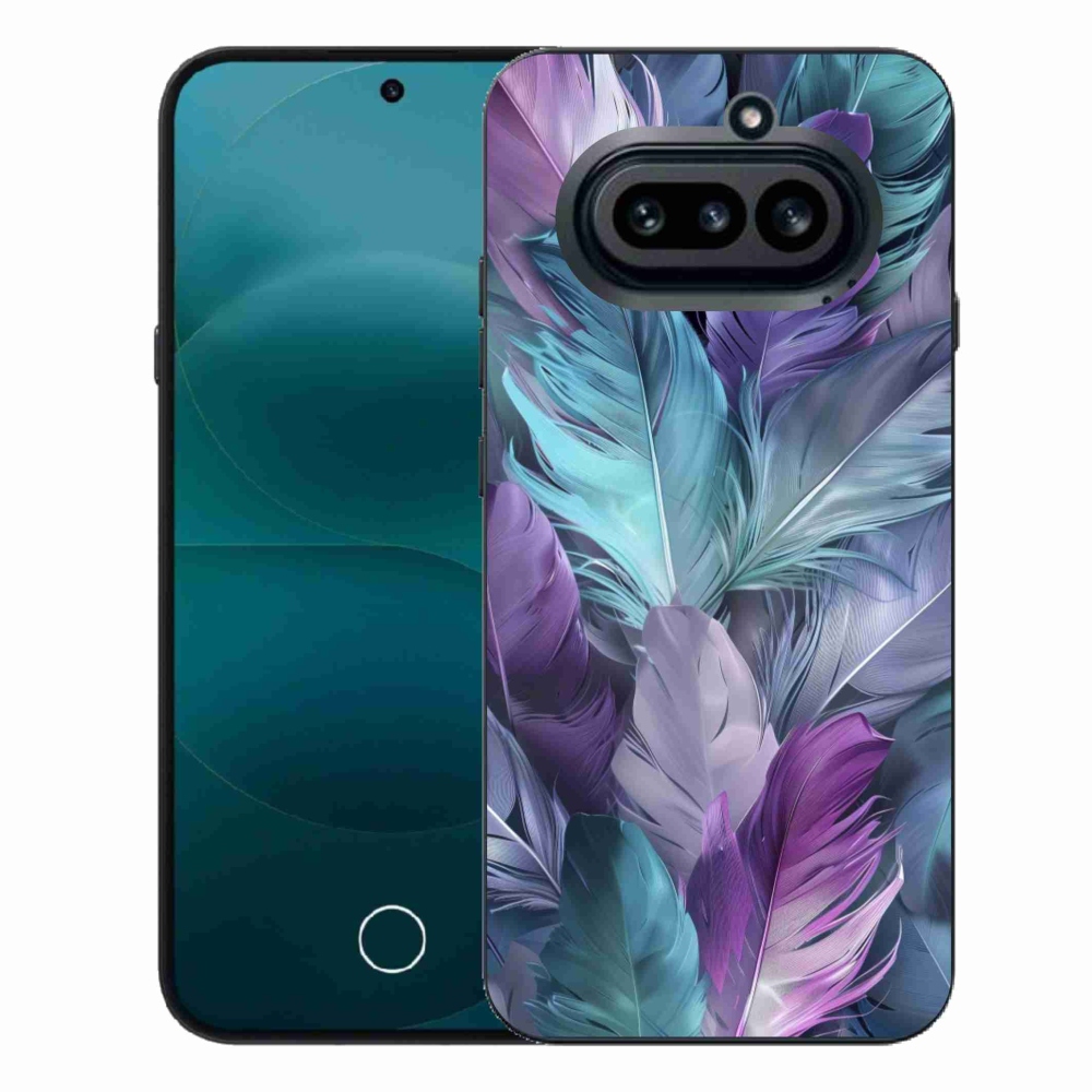 Gélový kryt mmCase na Nothing Phone (4a) - farebné perie 2
