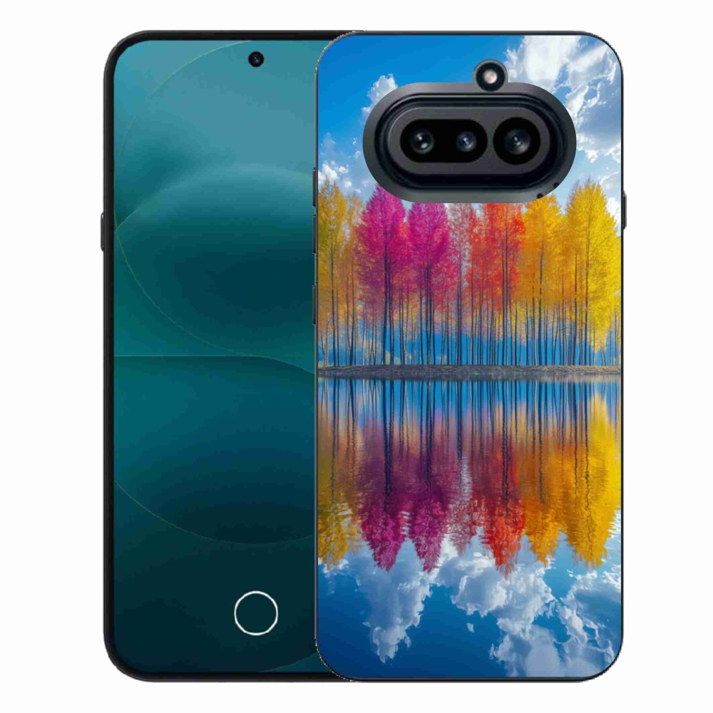 Gélový kryt mmCase na Nothing Phone (4a) - farebné stromy