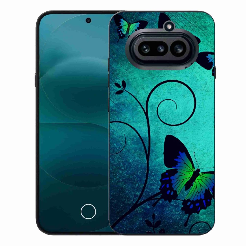 Gélový kryt mmCase na Nothing Phone (4a) - farební motýle
