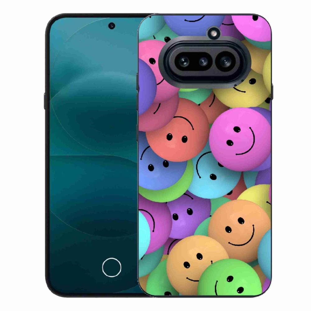 Gélový kryt mmCase na Nothing Phone (4a) - farební smajlíci