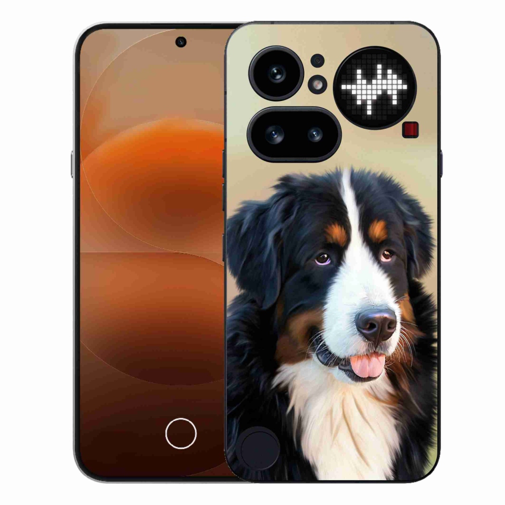 Gélový kryt mmCase na Nothing Phone (4a) - bernský salašnícky pes
