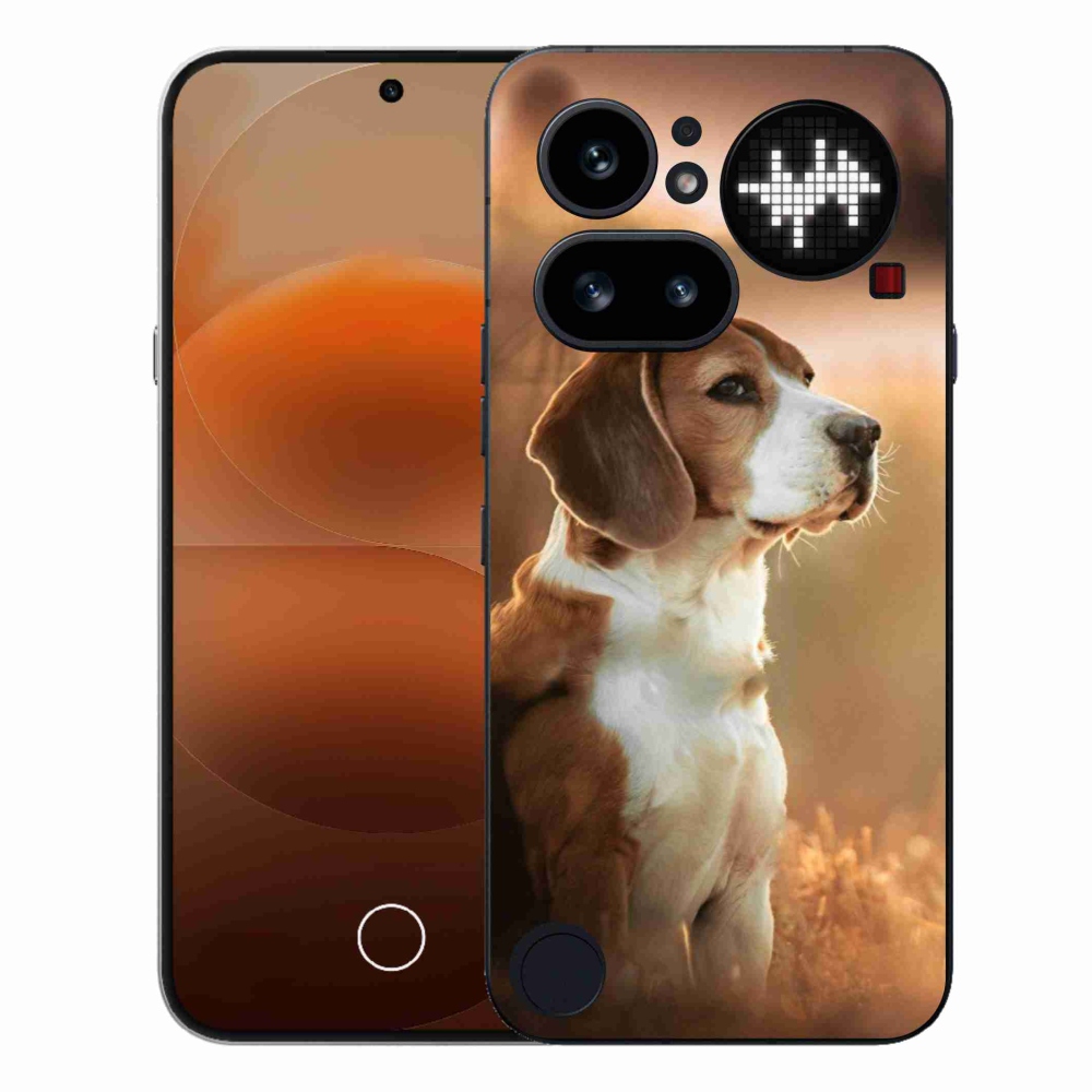 Gélový kryt mmCase na Nothing Phone (4a) - bígl