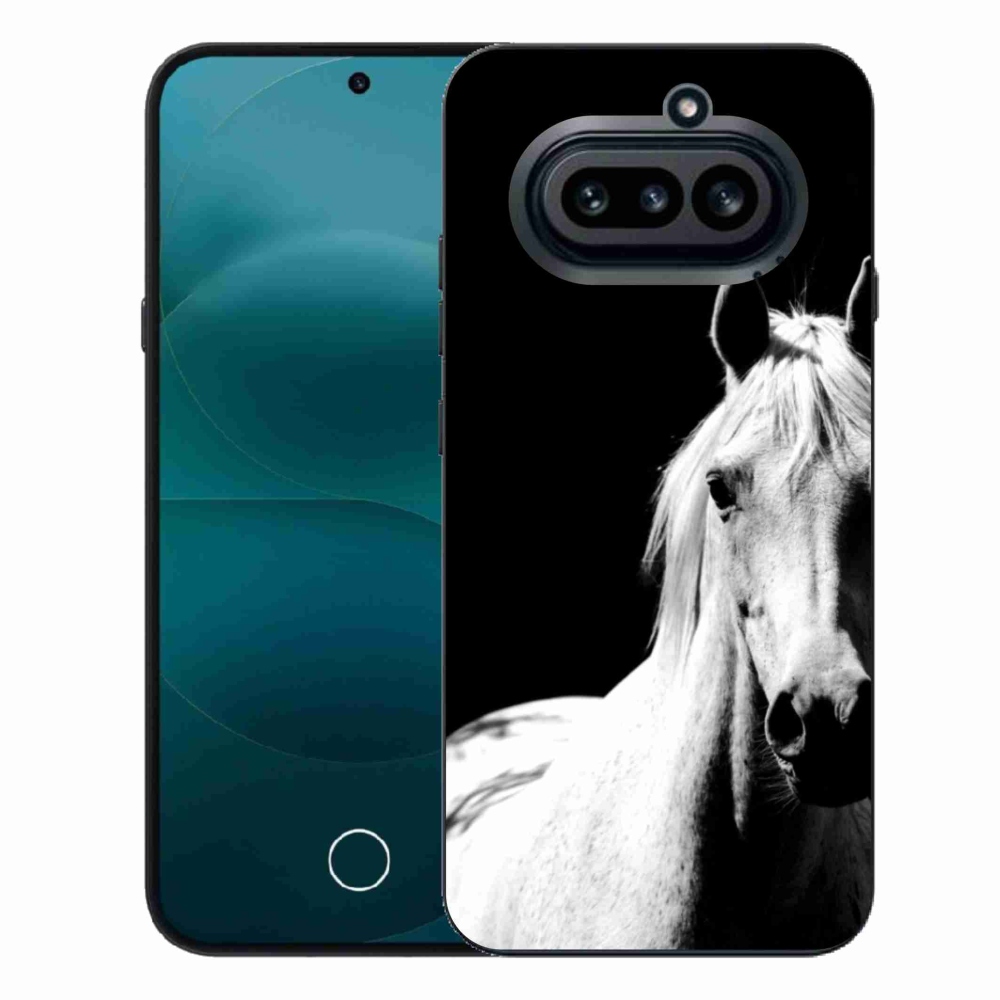 Gélový kryt mmCase na Nothing Phone (4a) - biely kôň 5