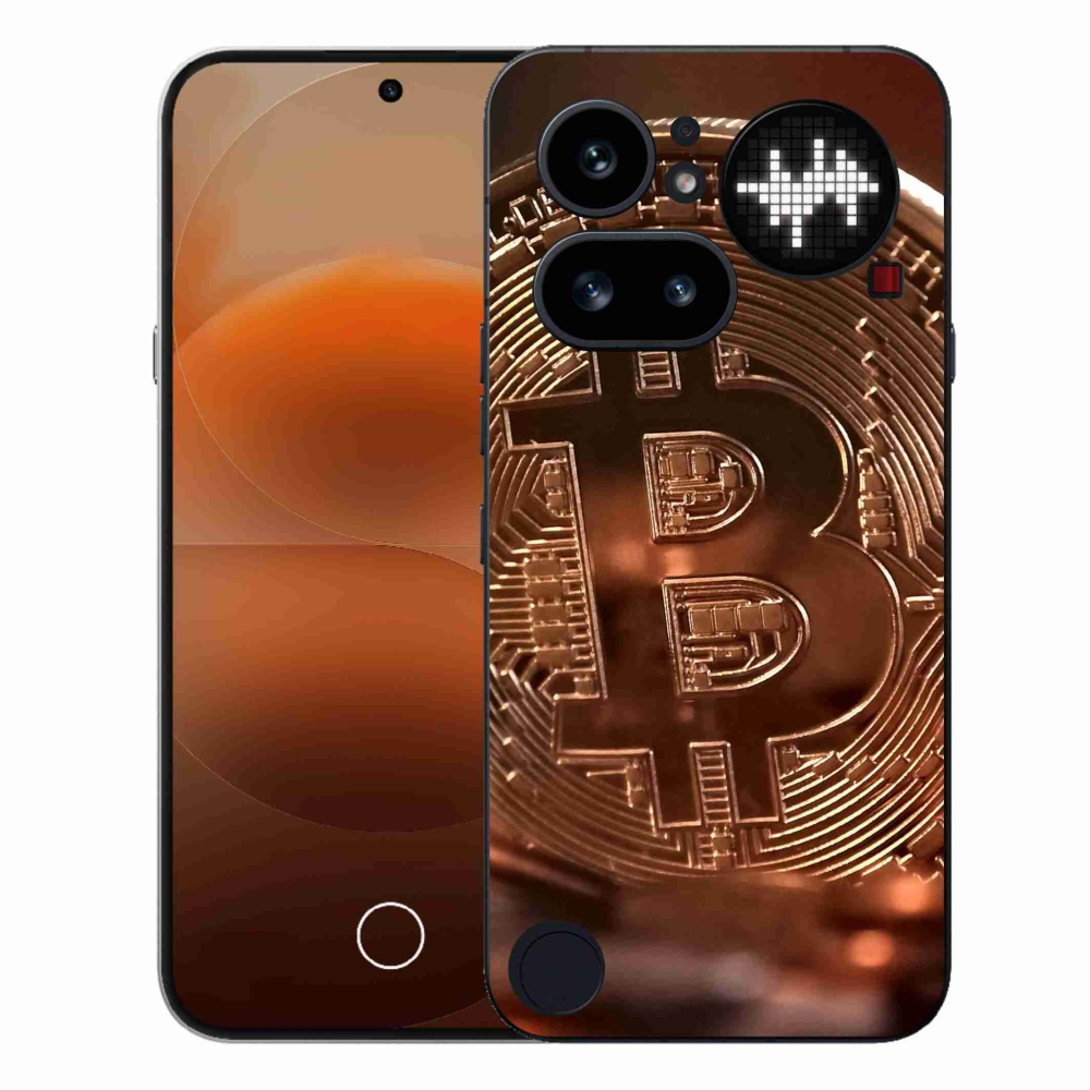 Gélový kryt mmCase na Nothing Phone (4a) - bitcoin