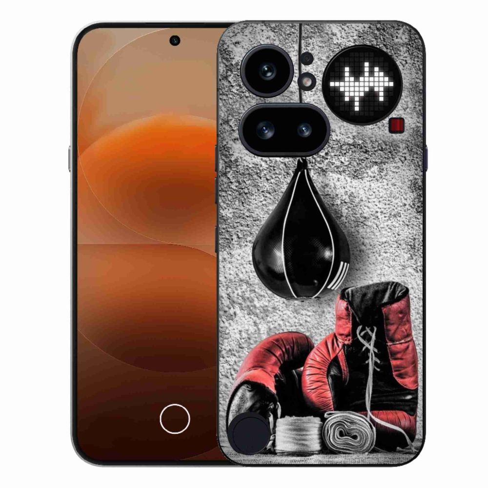 Gélový kryt mmCase na Nothing Phone (4a) - boxovacie vrece a rukavice