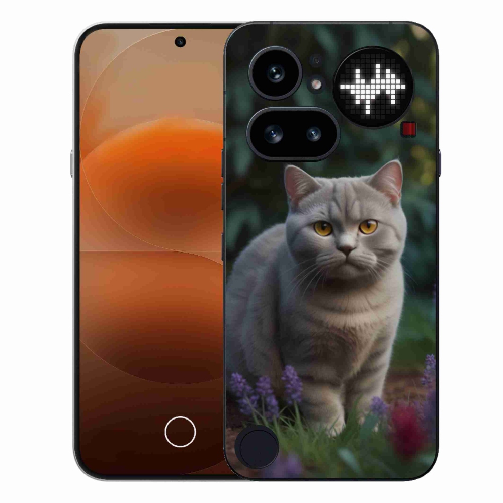 Gélový kryt mmCase na Nothing Phone (4a) - britská mačka