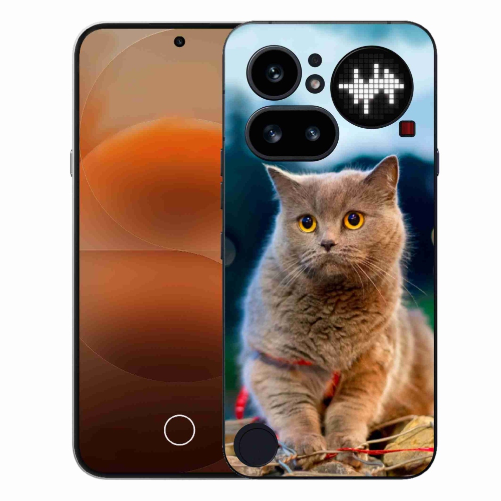 Gélový kryt mmCase na Nothing Phone (4a) - britská modrá 2