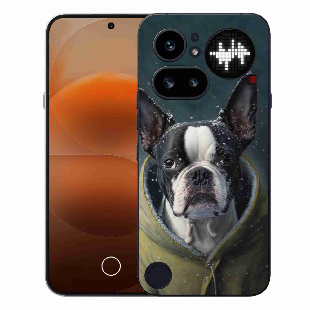 Gélový kryt mmCase na Nothing Phone (4a) - buldoček
