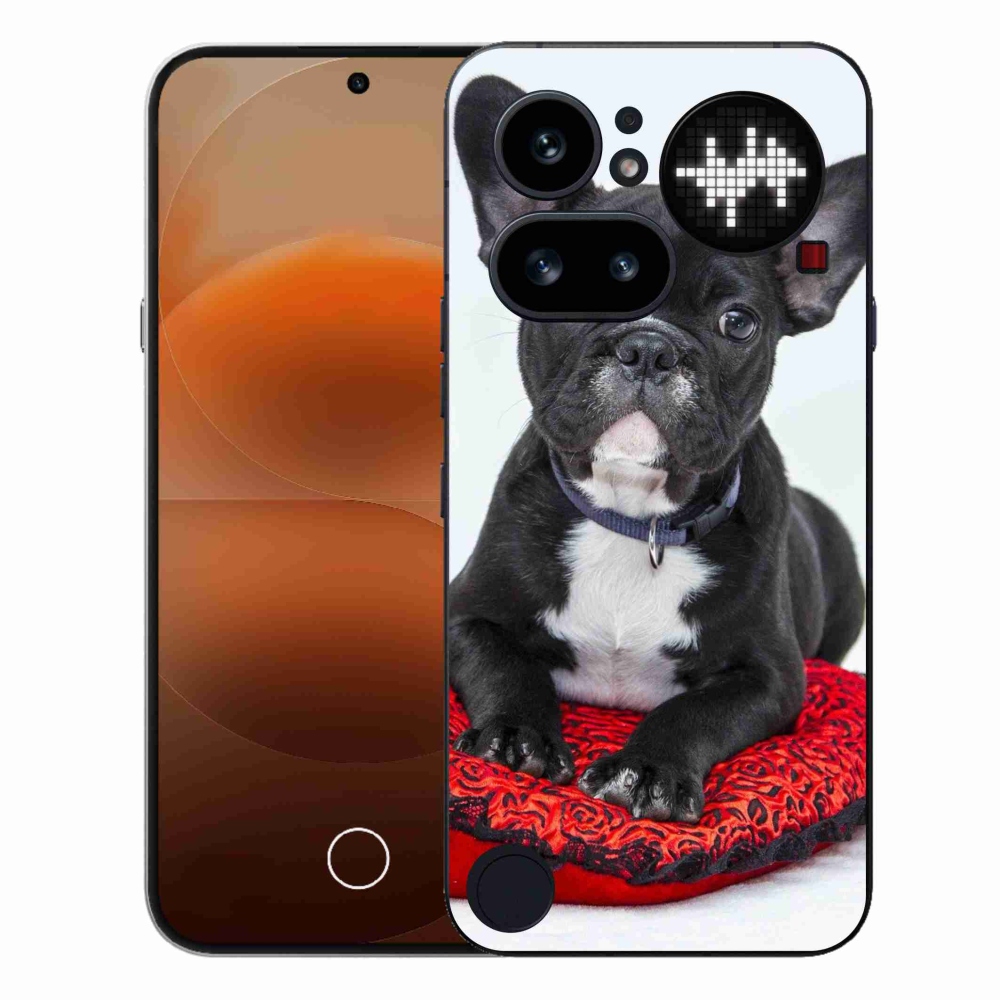 Gélový kryt mmCase na Nothing Phone (4a) - buldog