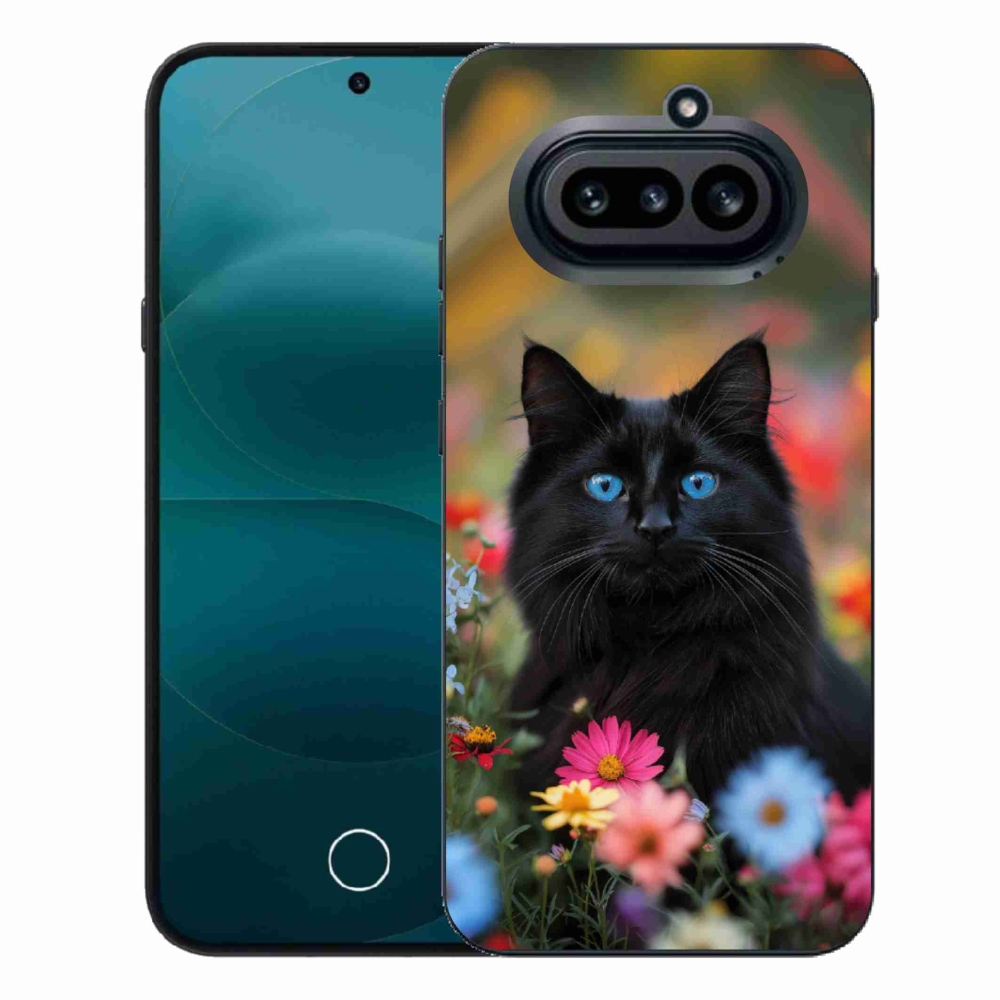 Gélový kryt mmCase na Nothing Phone (4a) - čierne mačiatko 4