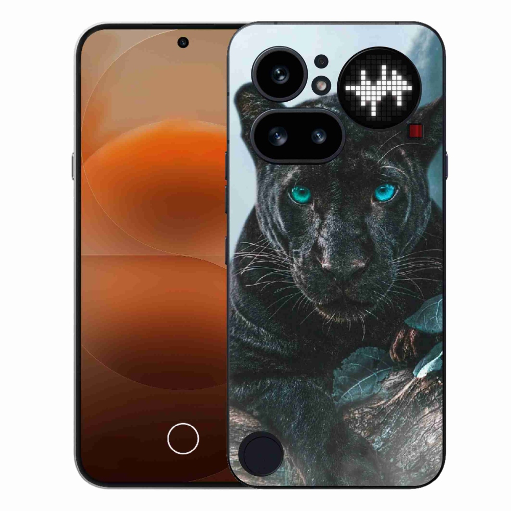 Gélový kryt mmCase na Nothing Phone (4a) - čierny panter