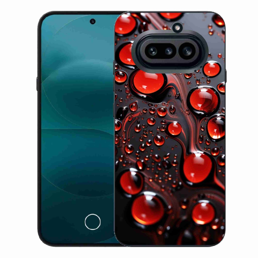 Gélový kryt mmCase na Nothing Phone (4a) - červené kvapky 2