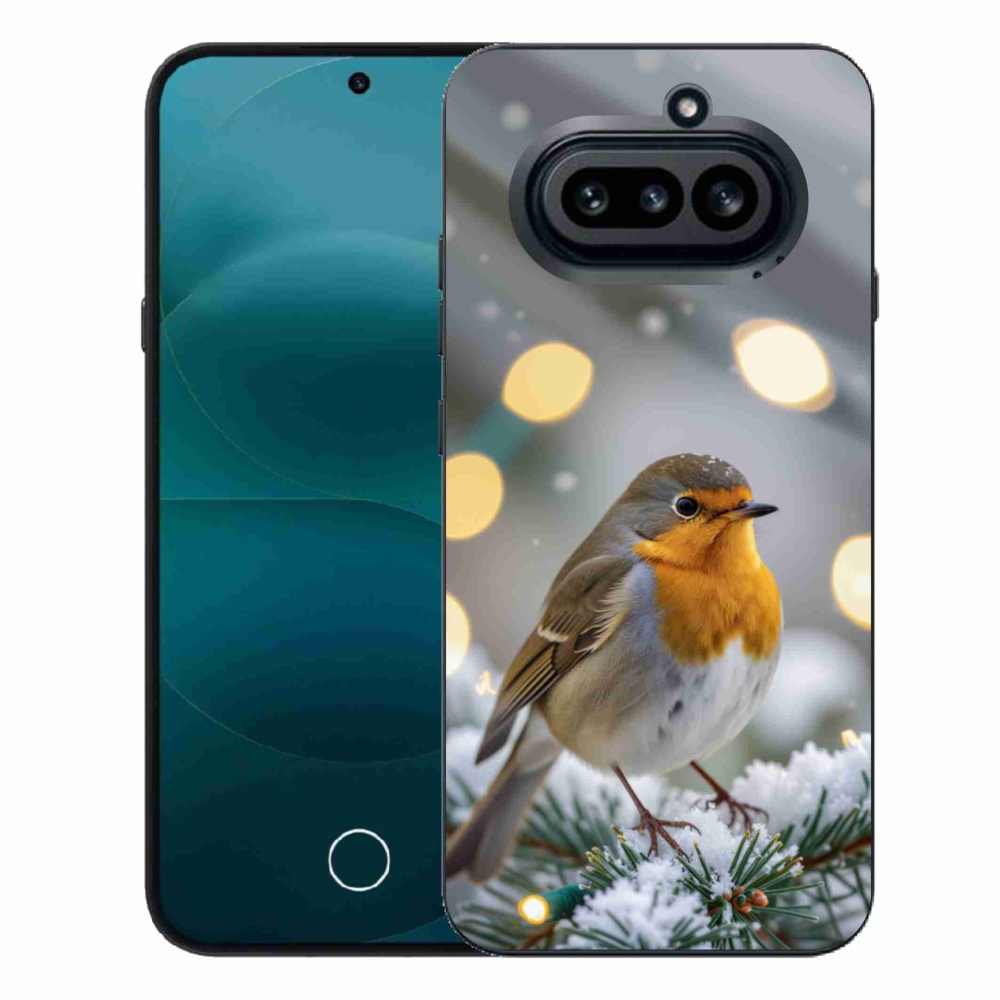 Gélový kryt mmCase na Nothing Phone (4a) - červienka v zime