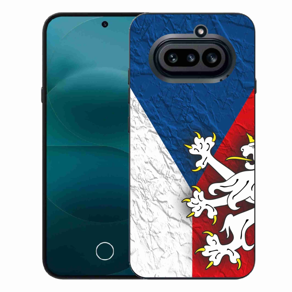 Gélový kryt mmCase na Nothing Phone (4a) - česká vlajka 1