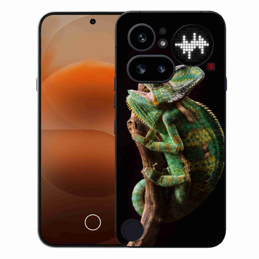 Gélový kryt mmCase na Nothing Phone (4a) - chameleón