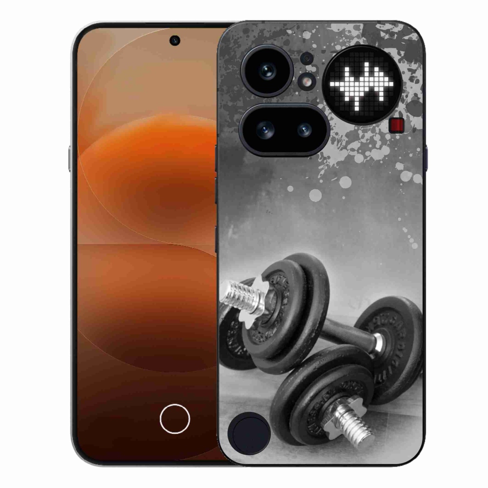 Gélový kryt mmCase na Nothing Phone (4a) - činky 1