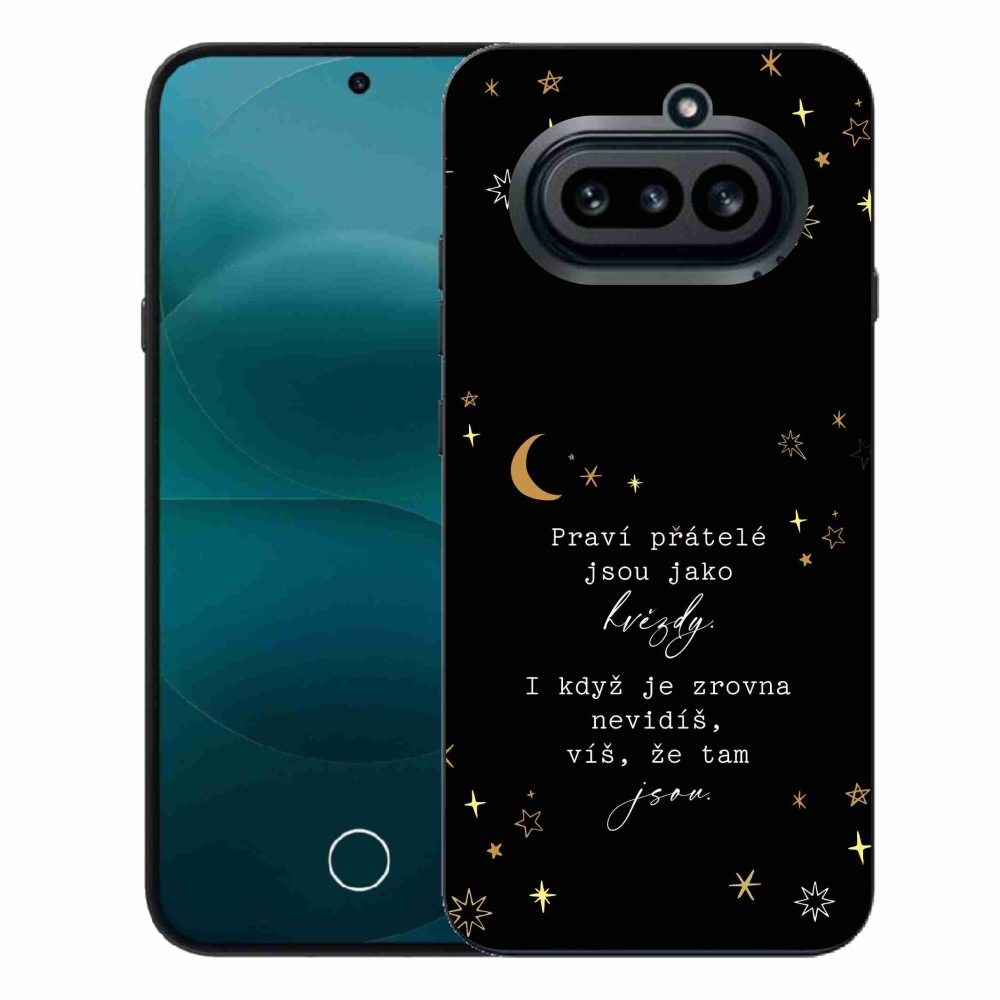 Gélový kryt mmCase na Nothing Phone (4a) - citát 6 čierne pozadie