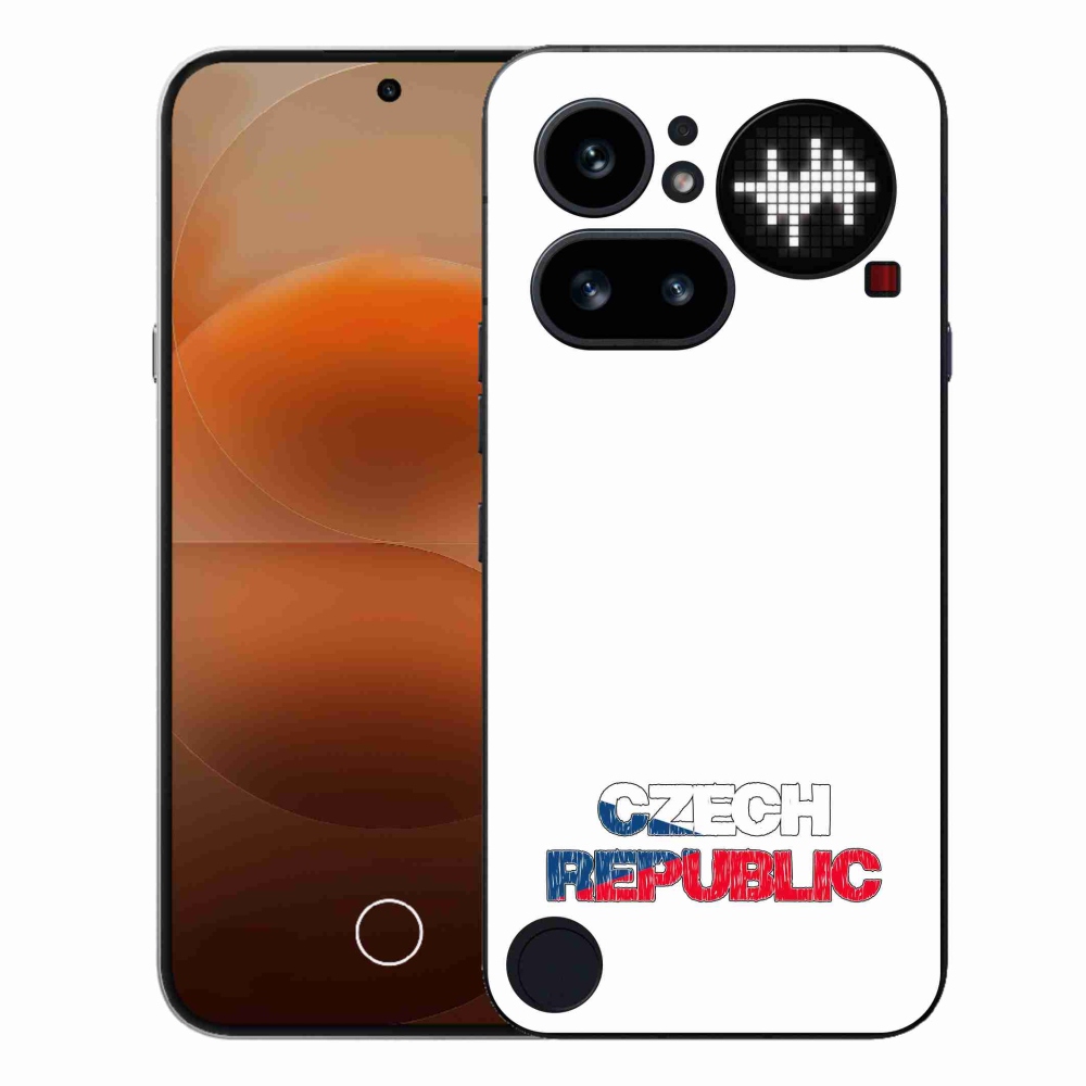 Gélový kryt mmCase na Nothing Phone (4a) - Slovak Republic biele pozadie