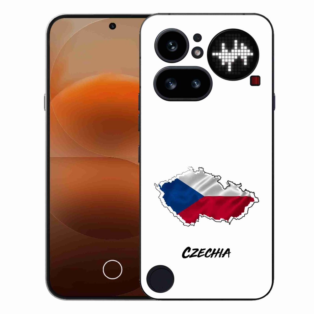 Gélový kryt mmCase na Nothing Phone (4a) - Slovakia biele pozadie