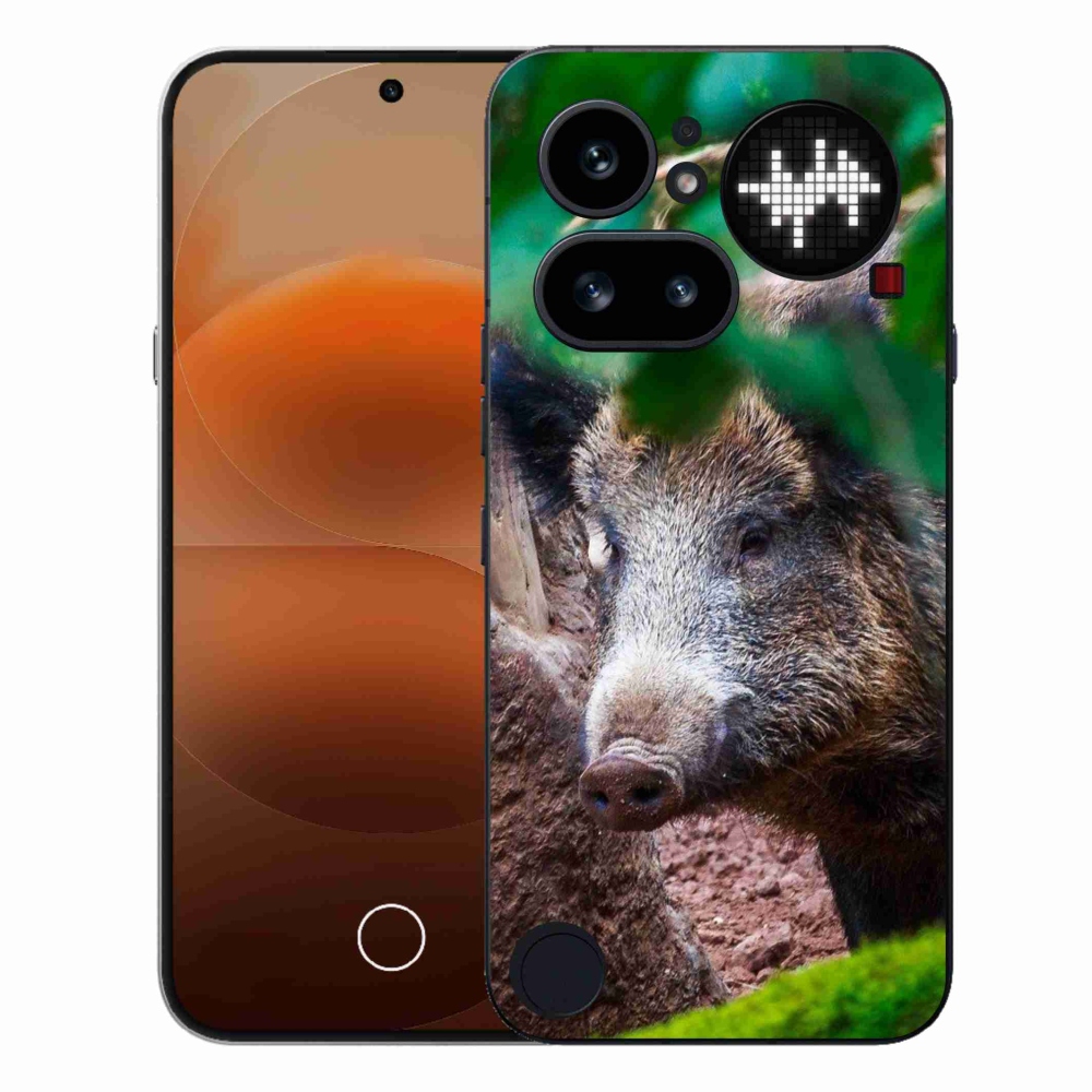 Gélový kryt mmCase na Nothing Phone (4a) - divoké prasa