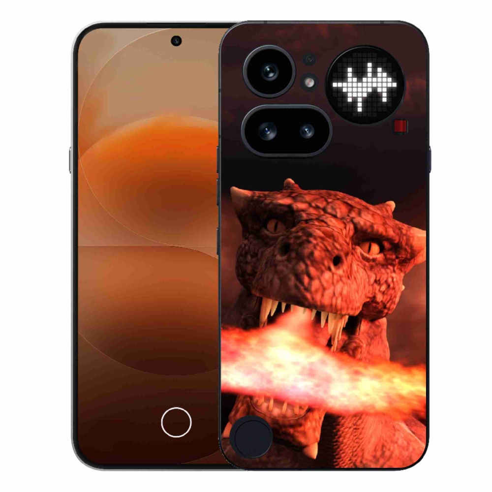 Gélový kryt mmCase na Nothing Phone (4a) - drak