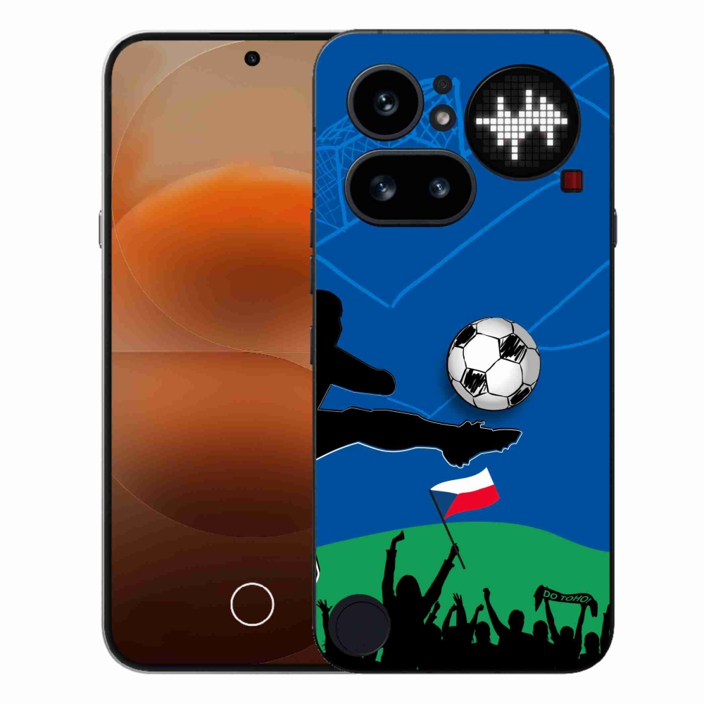 Gélový kryt mmCase na Nothing Phone (4a) - fanúšikovia futbalu