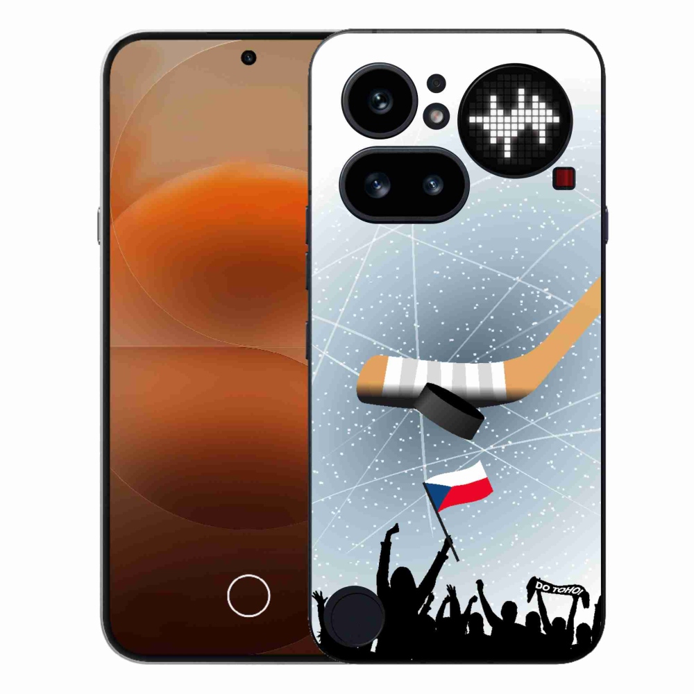 Gélový kryt mmCase na Nothing Phone (4a) - fanúšikovia hokeja