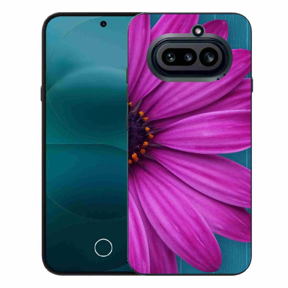 Gélový kryt mmCase na Nothing Phone (4a) - fialová margaréta