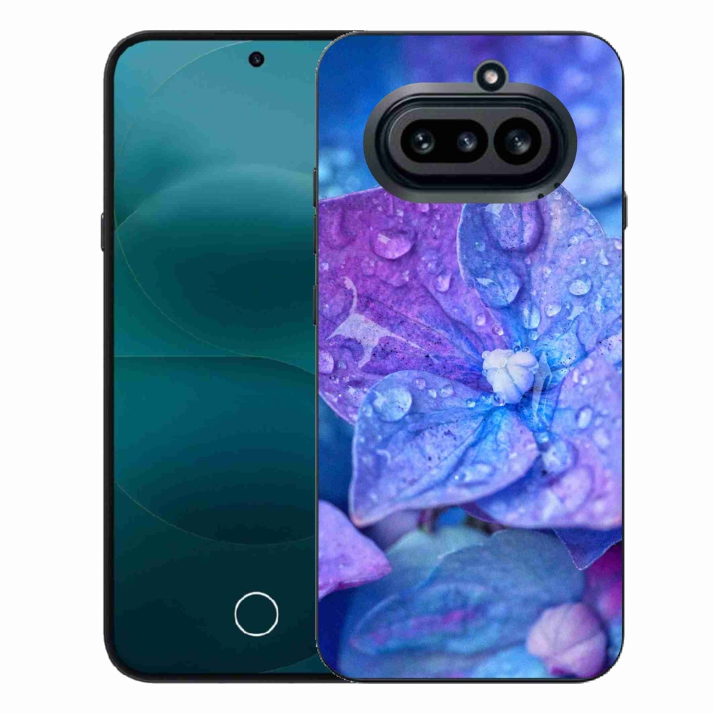 Gélový kryt mmCase na Nothing Phone (4a) - fialový kvet