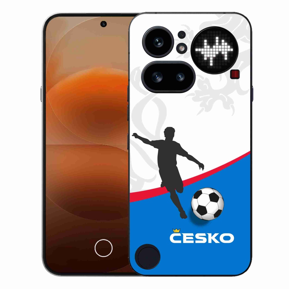 Gélový kryt mmCase na Nothing Phone (4a) - futbal Česko 1
