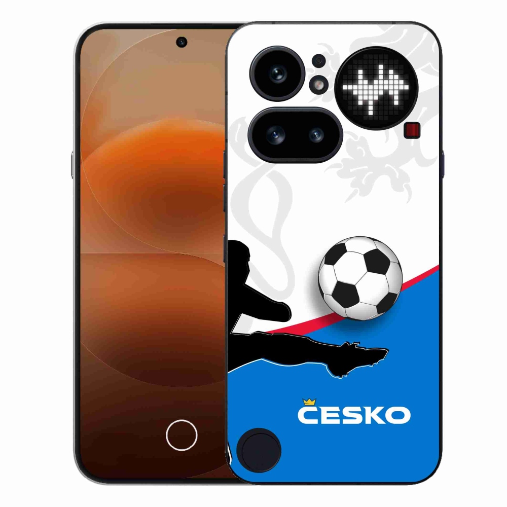 Gélový kryt mmCase na Nothing Phone (4a) - futbal Česko 3