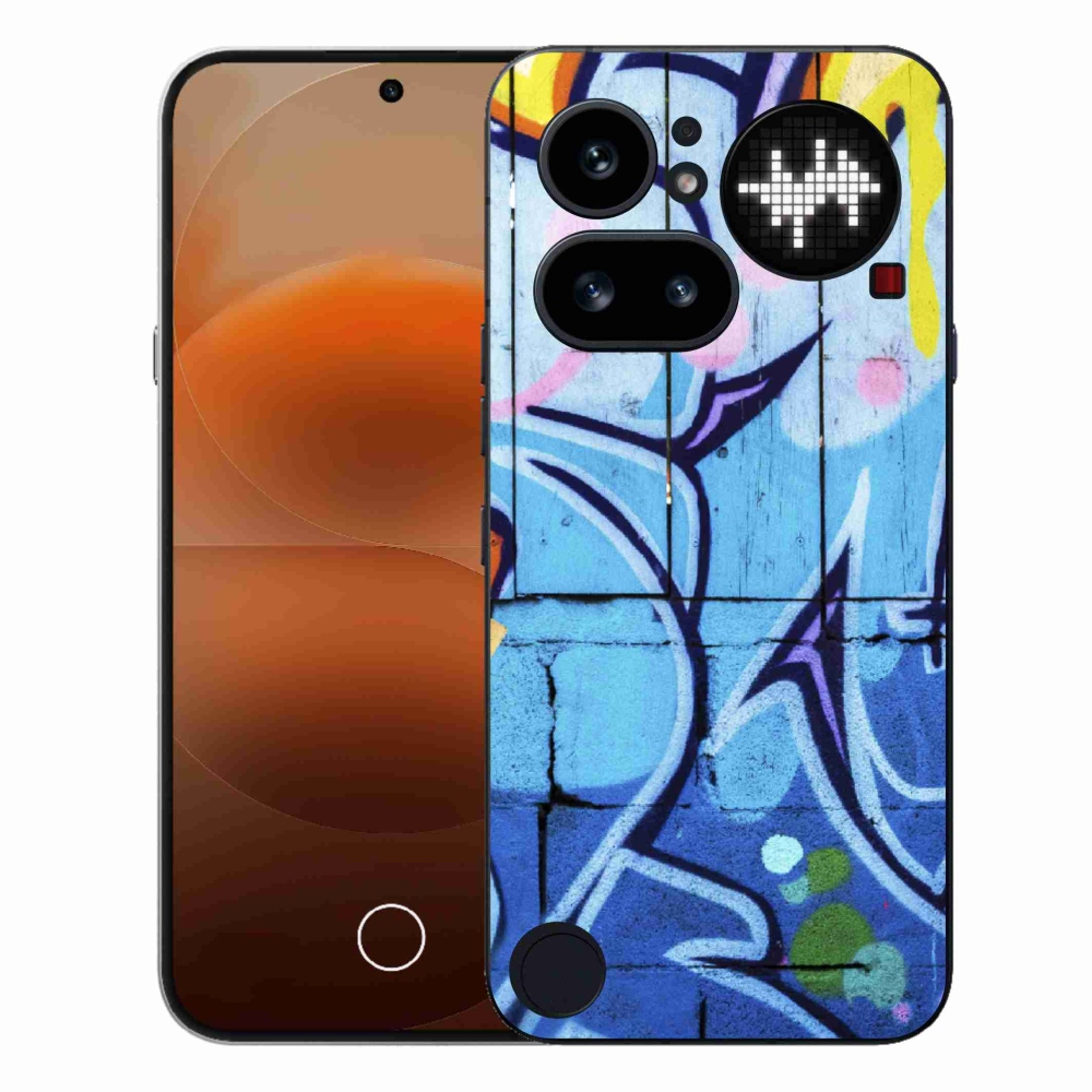 Gélový kryt mmCase na Nothing Phone (4a) - graffiti