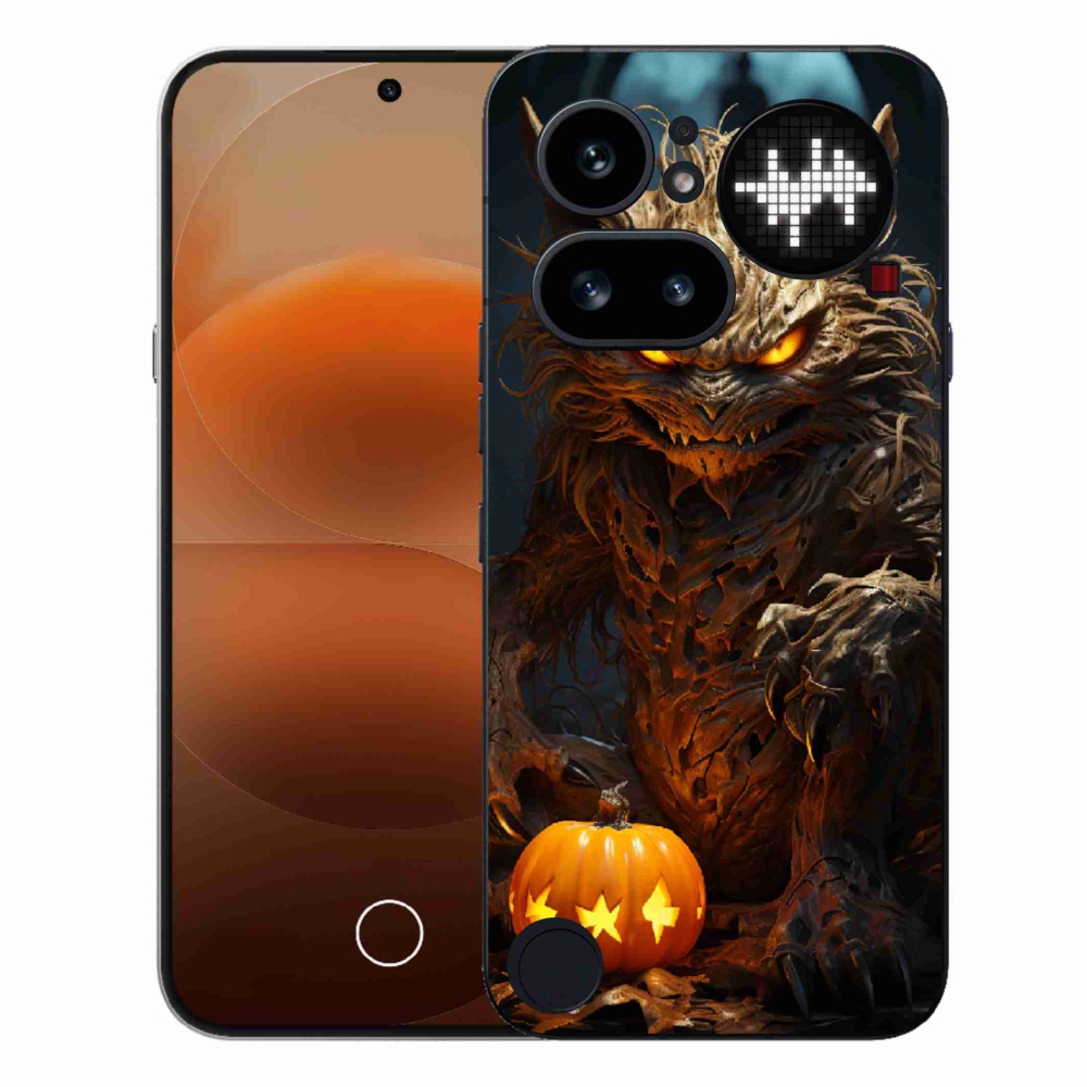 Gélový kryt mmCase na Nothing Phone (4a) - halloweenska príšera