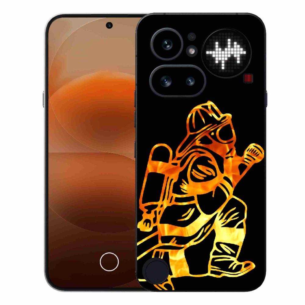 Gélový kryt mmCase na Nothing Phone (4a) - hasič 1