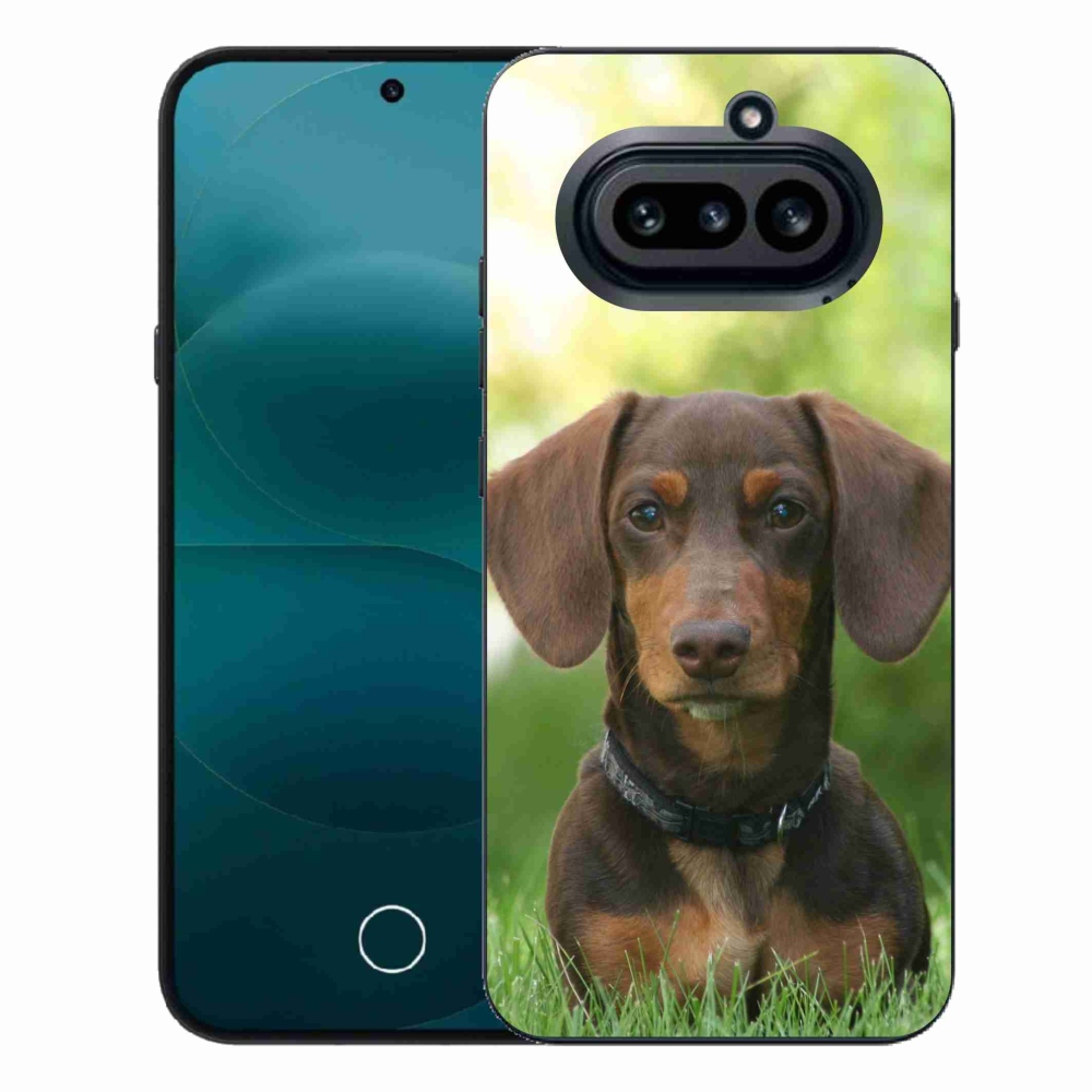 Gélový kryt mmCase na Nothing Phone (4a) - hnedý jazvečík