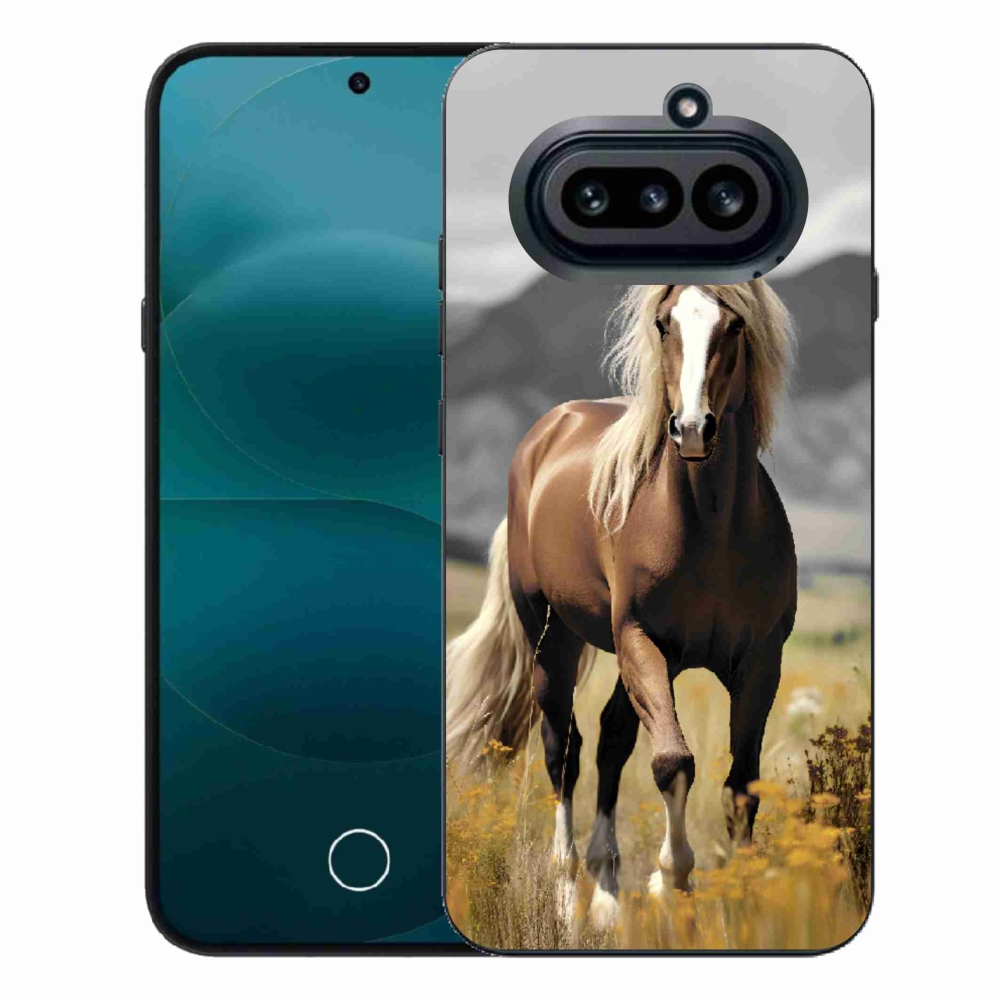 Gélový kryt mmCase na Nothing Phone (4a) - hnedý kôň 1