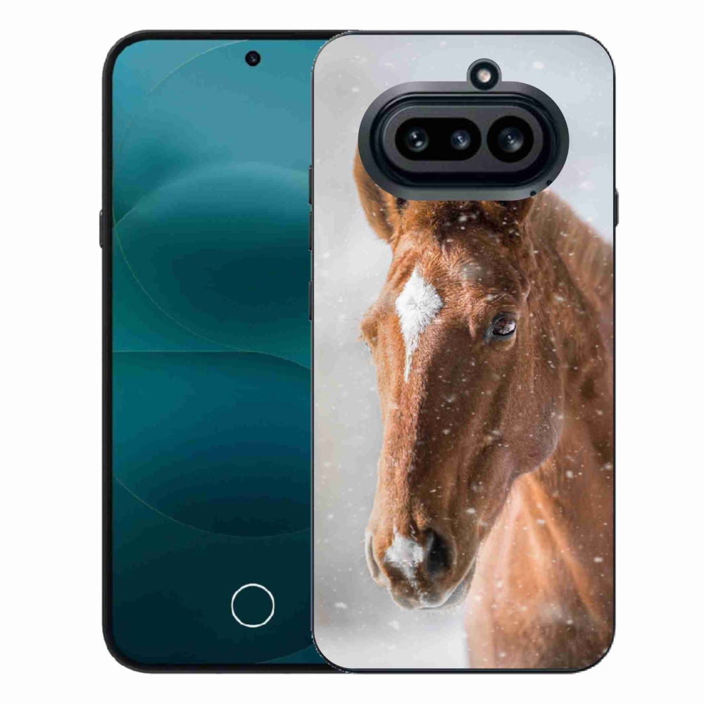 Gélový kryt mmCase na Nothing Phone (4a) - hnedý kôň 2