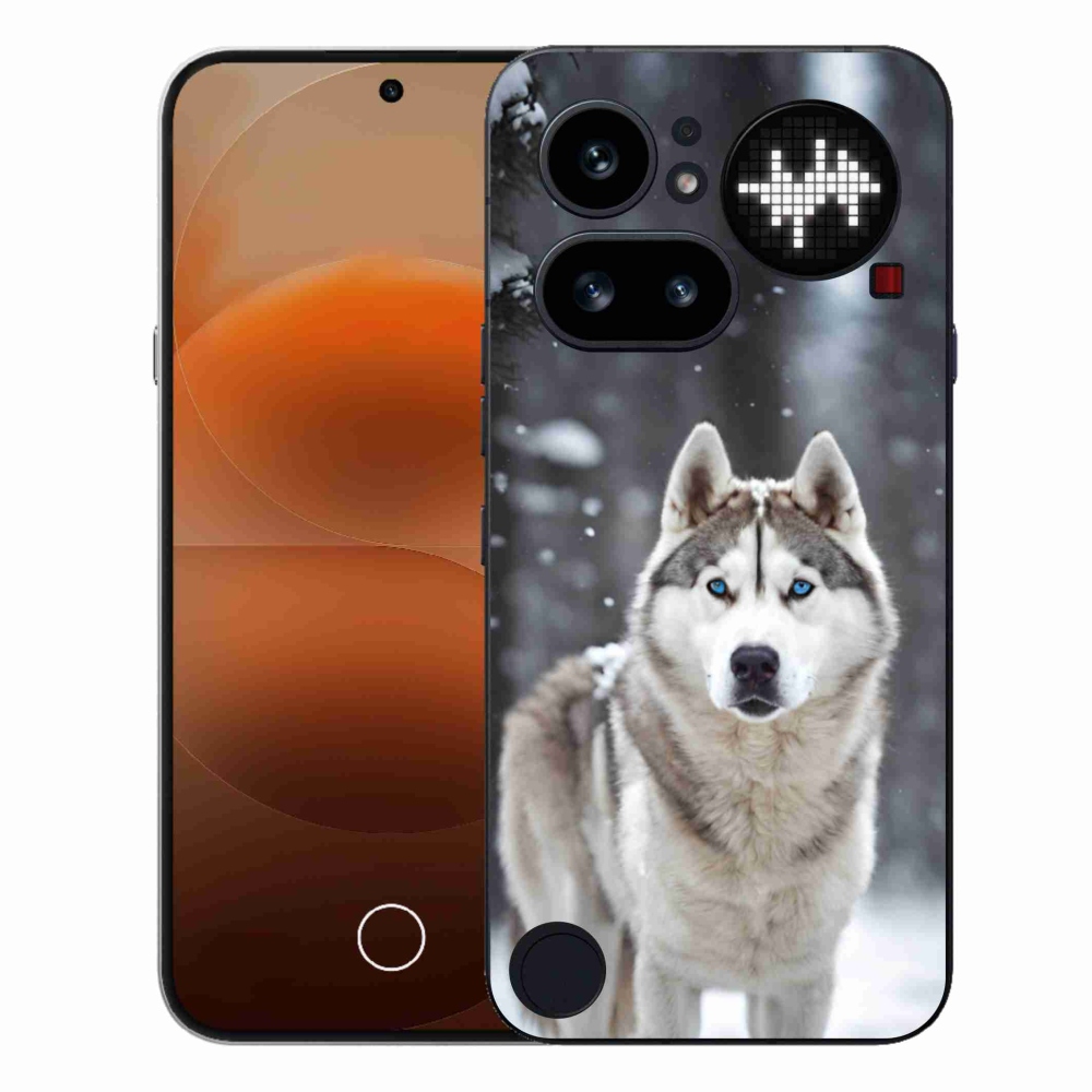 Gélový kryt mmCase na Nothing Phone (4a) - husky 2