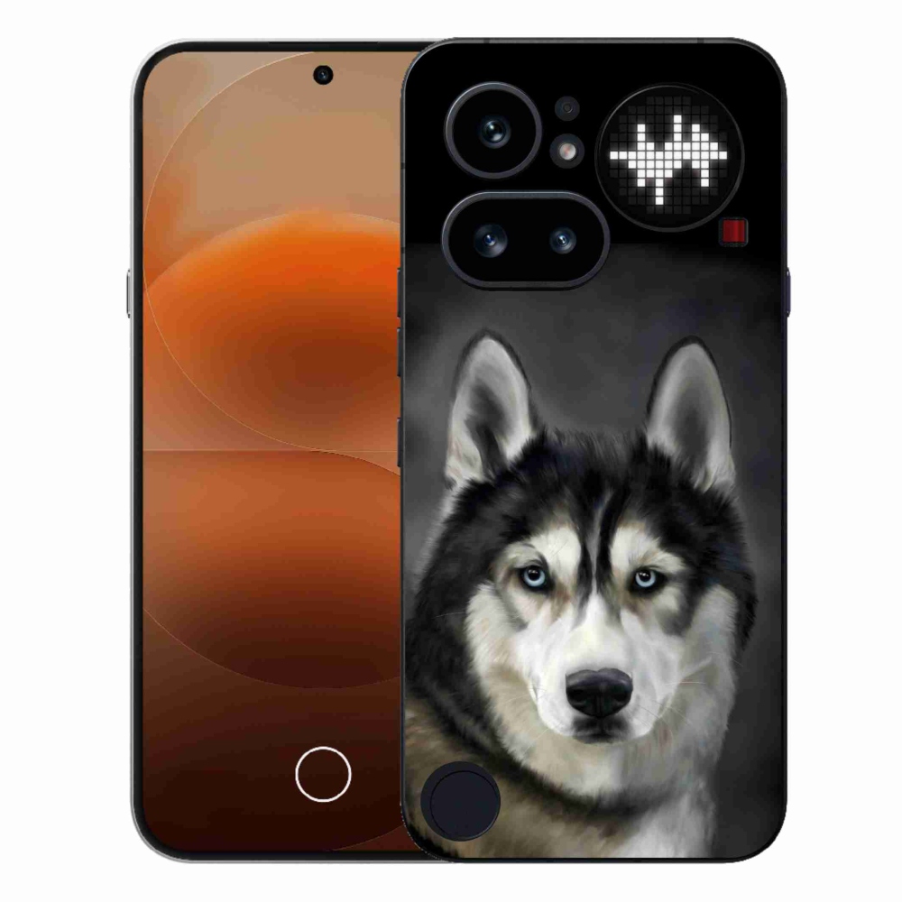 Gélový kryt mmCase na Nothing Phone (4a) - husky