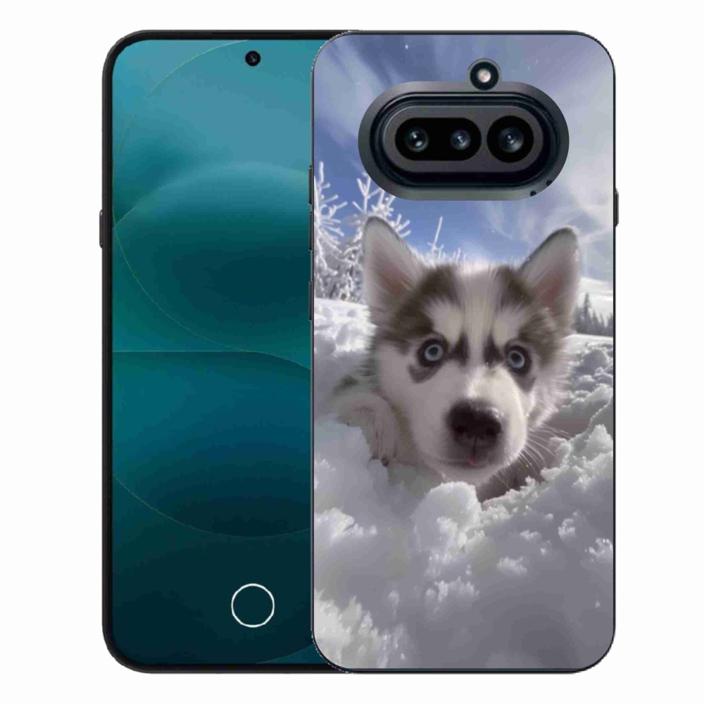 Gélový kryt mmCase na Nothing Phone (4a) - husky v snehu