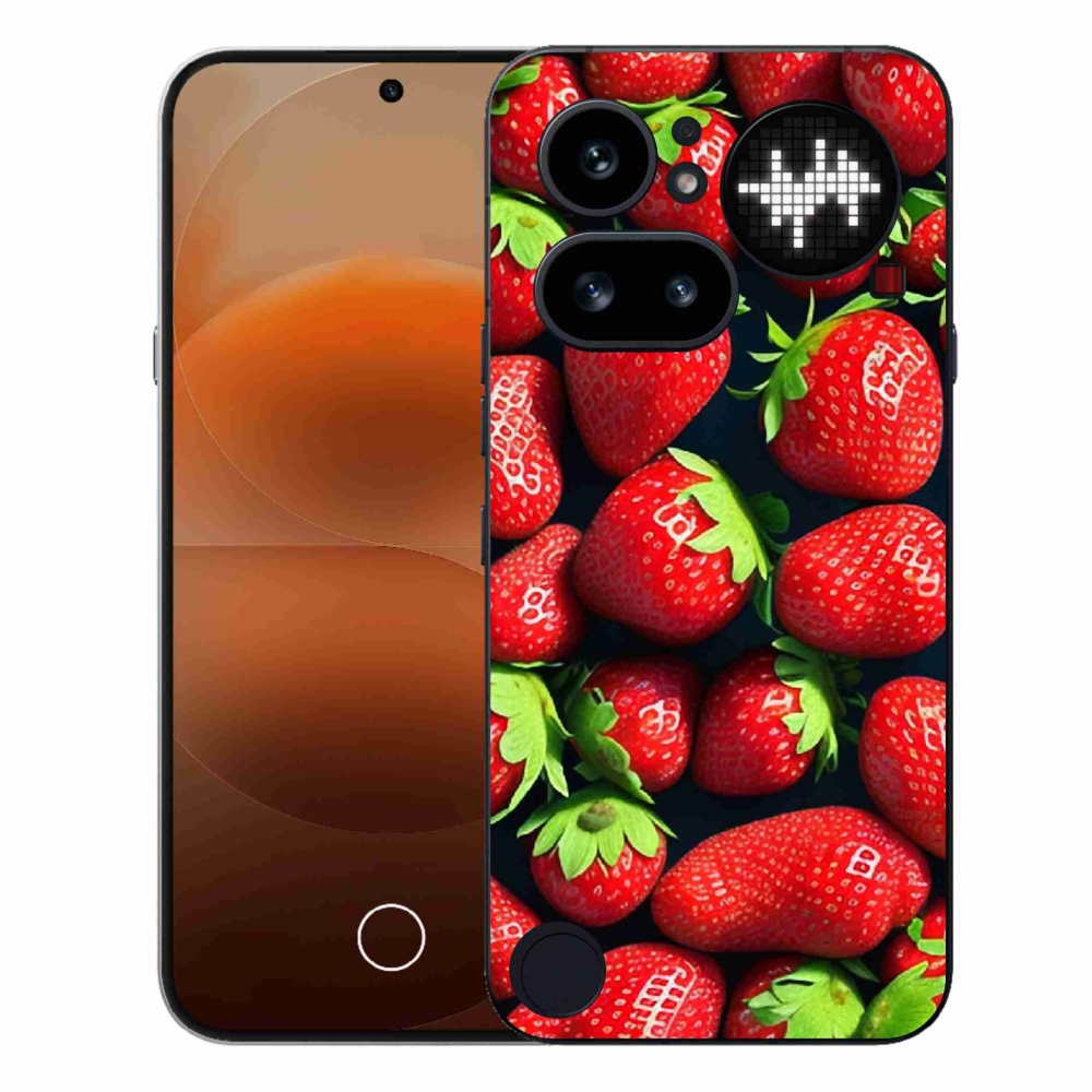 Gélový kryt mmCase na Nothing Phone (4a) - jahody