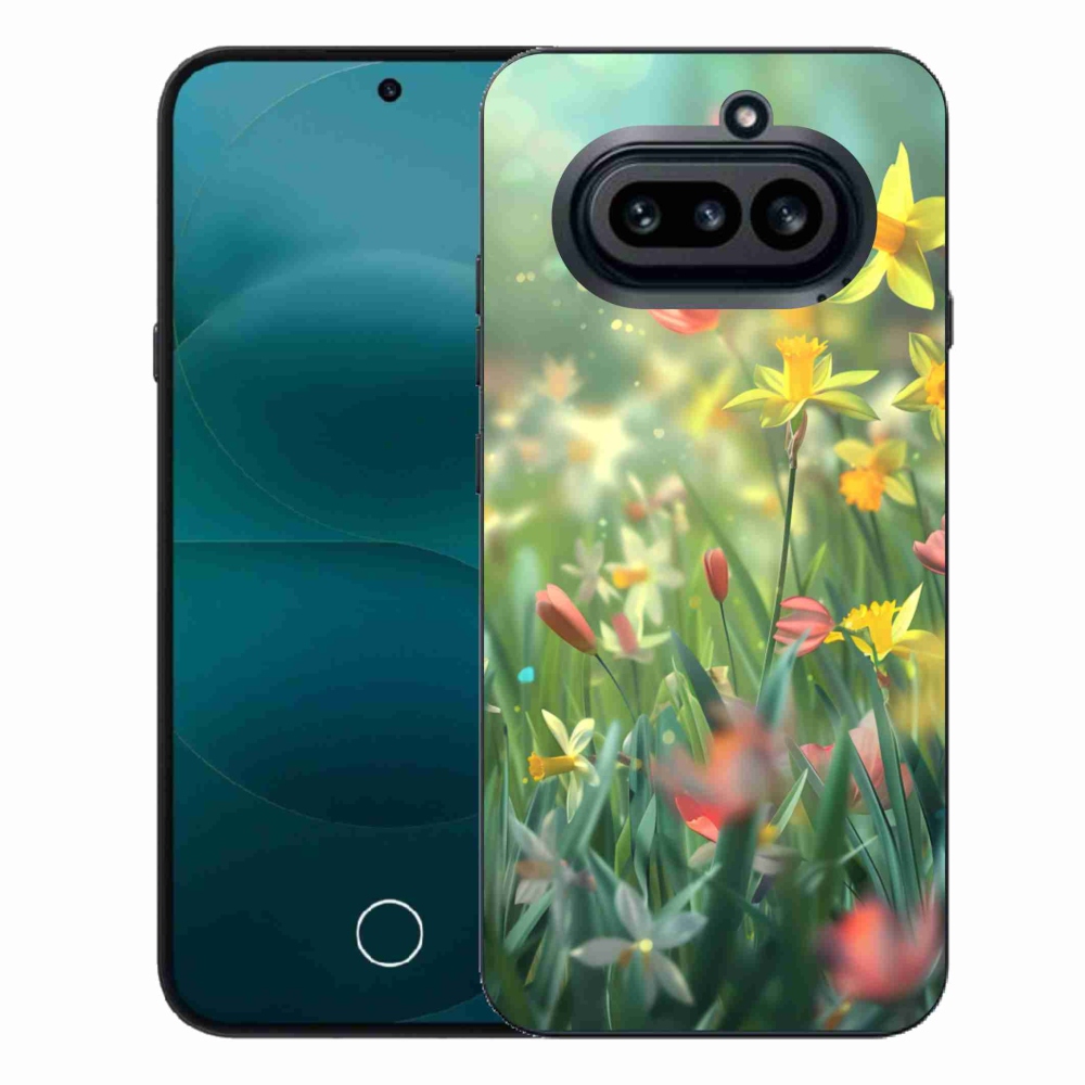 Gélový kryt mmCase na Nothing Phone (4a) - jarné kvety