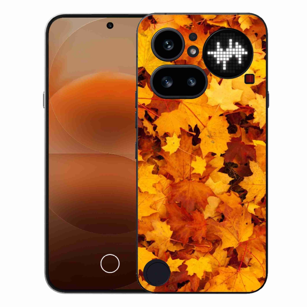 Gélový kryt mmCase na Nothing Phone (4a) - javorové listy