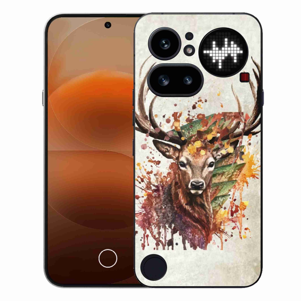 Gélový kryt mmCase na Nothing Phone (4a) - jeleň 1