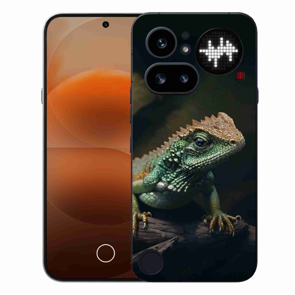 Gélový kryt mmCase na Nothing Phone (4a) - jašter