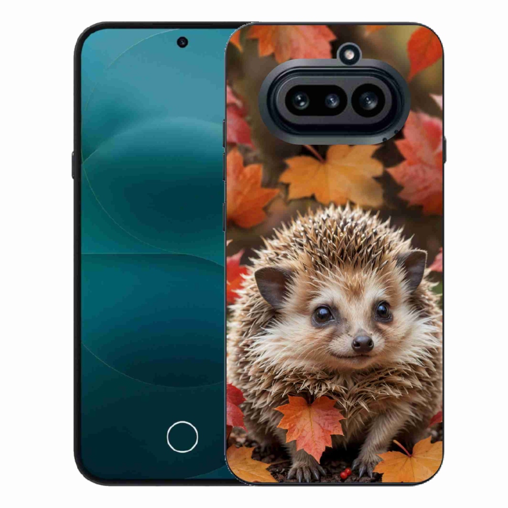 Gélový kryt mmCase na Nothing Phone (4a) - ježko v lístia